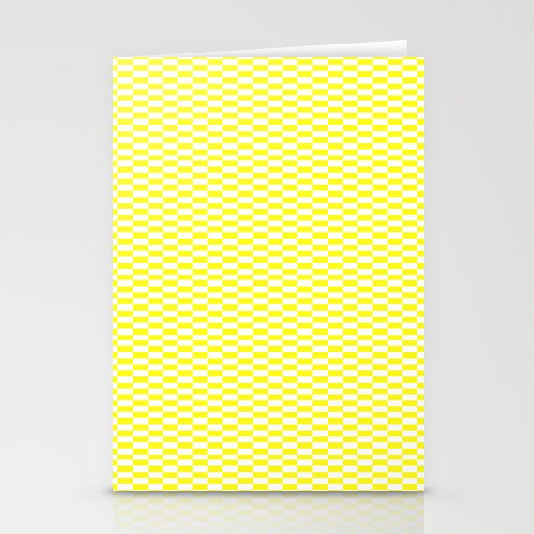 Retro Modern Japanese Tile Spring Yellow Stationery Cards