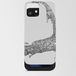 Cape Cod White Map iPhone Card Case