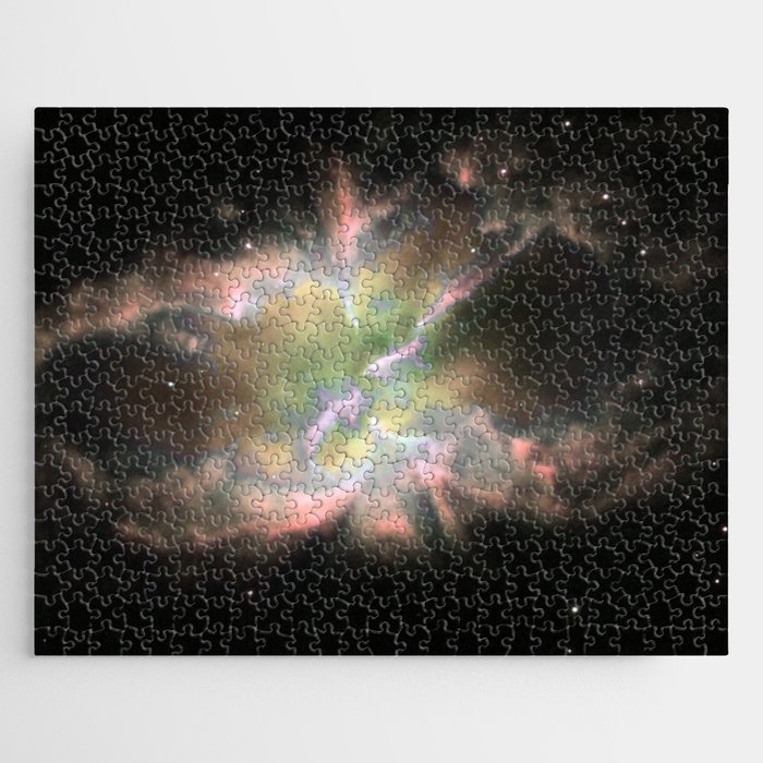 Peach Gray Planetary Nebula Jigsaw Puzzle