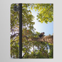 Capuchin Monkeys in Tropical Forest iPad Folio Case