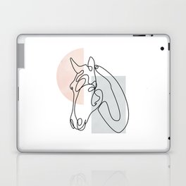 Line Art Horse Head Laptop Skin