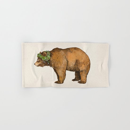 BROWN BEAR Hand & Bath Towel