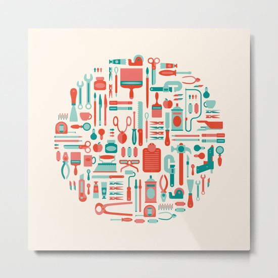 Il Laboratorio Metal Print