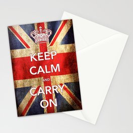 Keep Calm and Carry On Stationery Cards