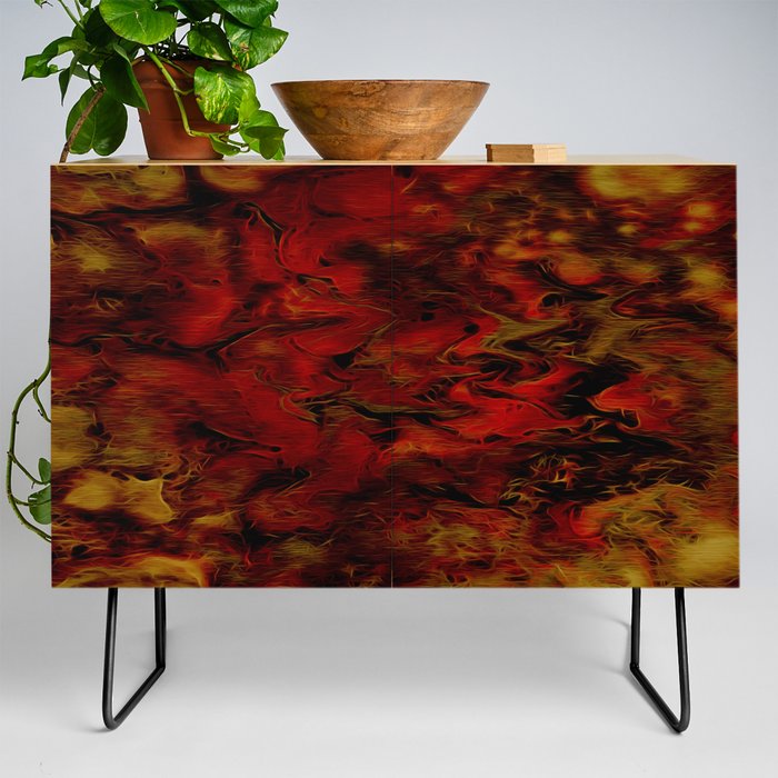 Ethereal Autumn Fire Credenza