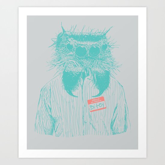 Mr. Bitey Art Print
