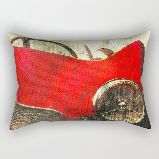 1954 Aston Martin DB2/4 Competition Spider by Bertone Rectangular Pillow