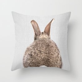 Rabbit Tail - Colorful Throw Pillow