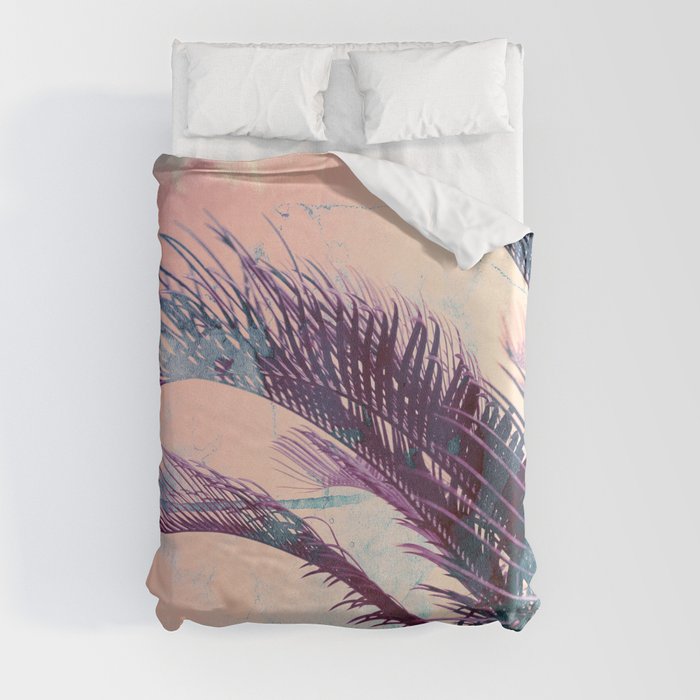 Candy Palms Duvet Cover