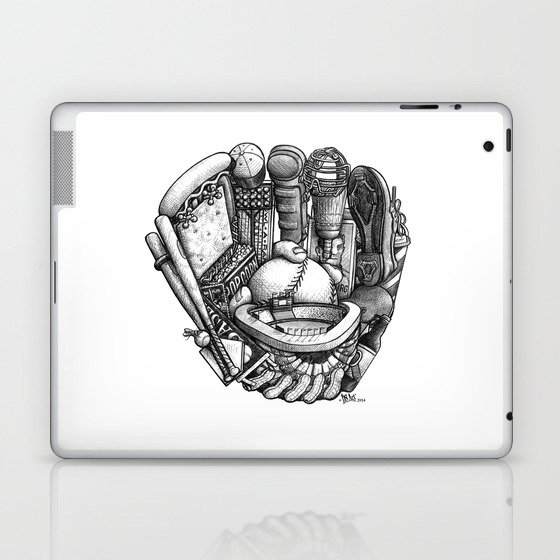 Baseball Glove Laptop & iPad Skin