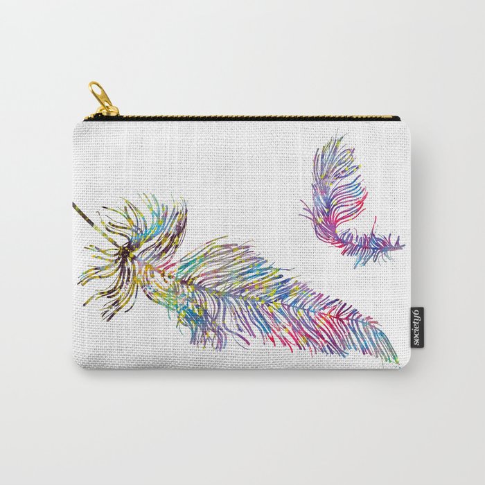 feathers Carry-All Pouch