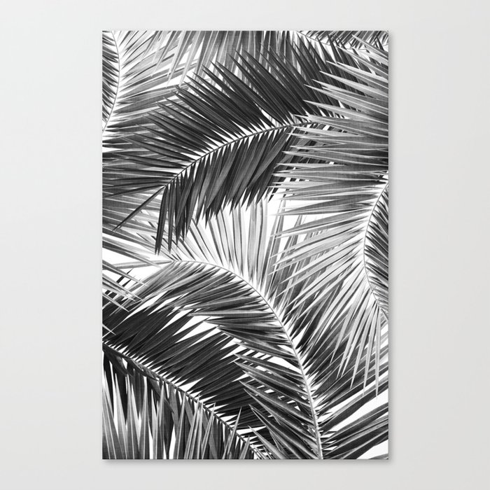 Palm Jungle Pattern #2 #tropical #wall #art #society6 Canvas Print