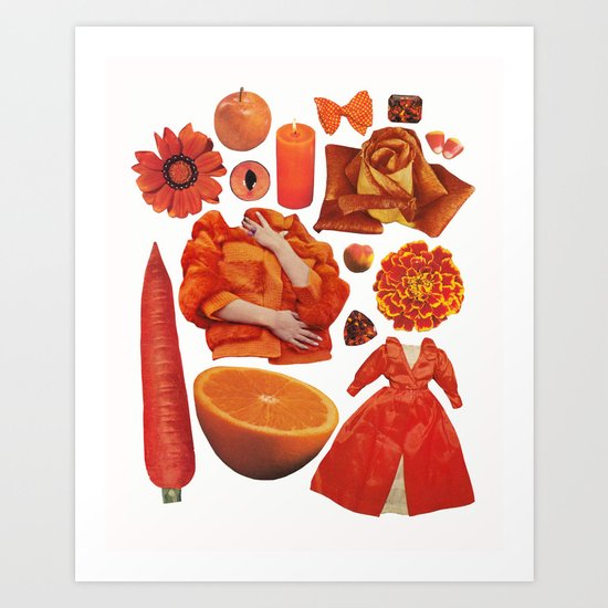 ORANGE Art Print