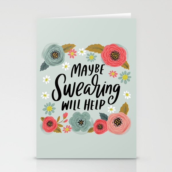 Pretty Not-So-Swe*ry: Maybe Swearing Will Help Stationery Cards