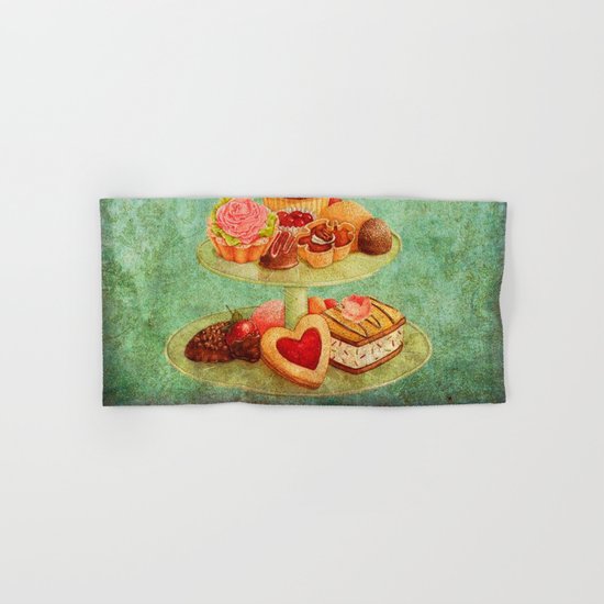 Sweets Vintage Poster 04 Hand & Bath Towel