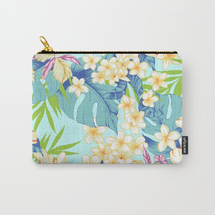 Aloha hawaii flower pattern Carry-All Pouch