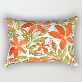 Botanical Painting Rectangular Pillow