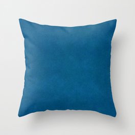 Blue Fabric Throw Pillow