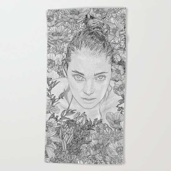 Summertime Sadness Beach Towel