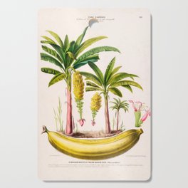Banana from "Flore d’Amérique" by Étienne Denisse, 1840s Cutting Board