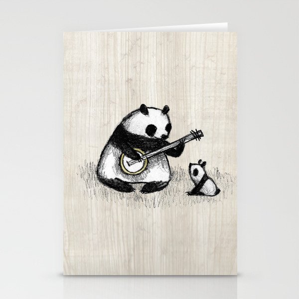 Banjo Panda Stationery Cards