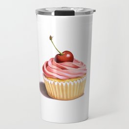 Perfect Pink Cupcake Travel Mug