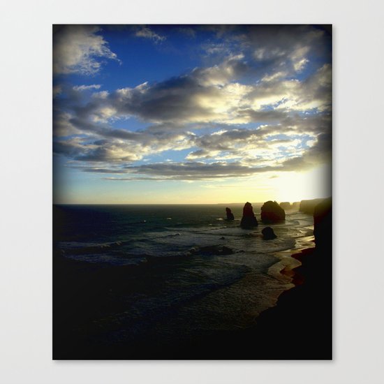 Clouds circling the Twelve Apostles Canvas Print