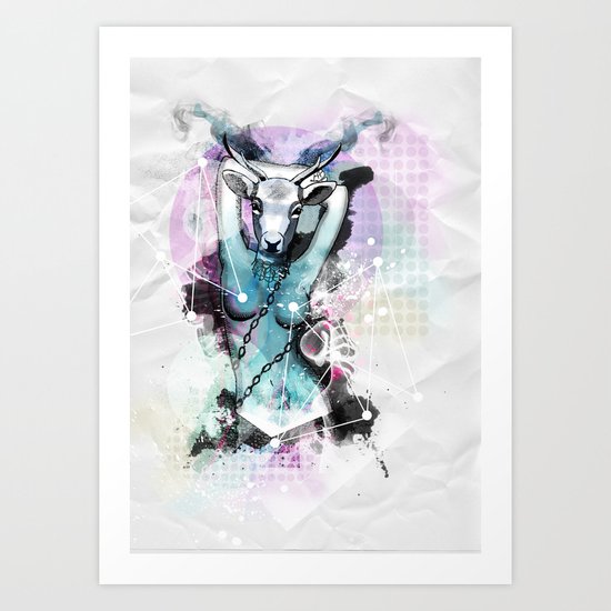 Chained Art Print