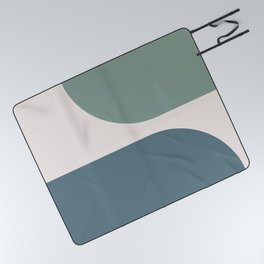 Modern Minimal Arch Abstract LXXVIII Picnic Blanket