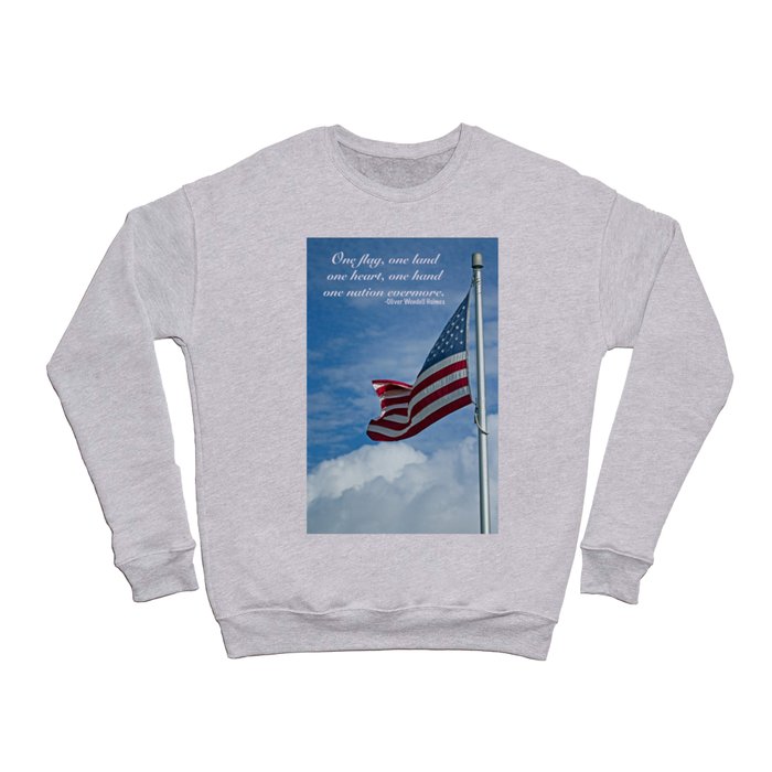 One flag, one land, one heart, one hand... Crewneck Sweatshirt