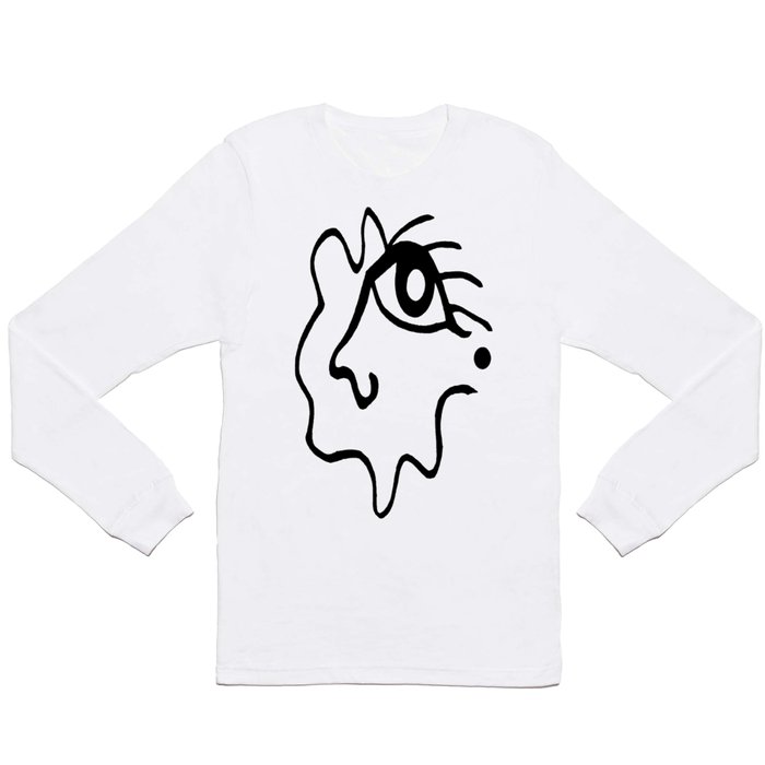 Space Face  Long Sleeve T Shirt