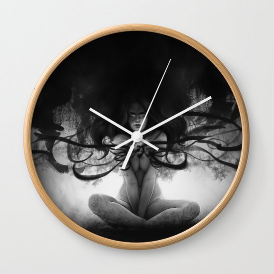 Light in the night Wall Clock