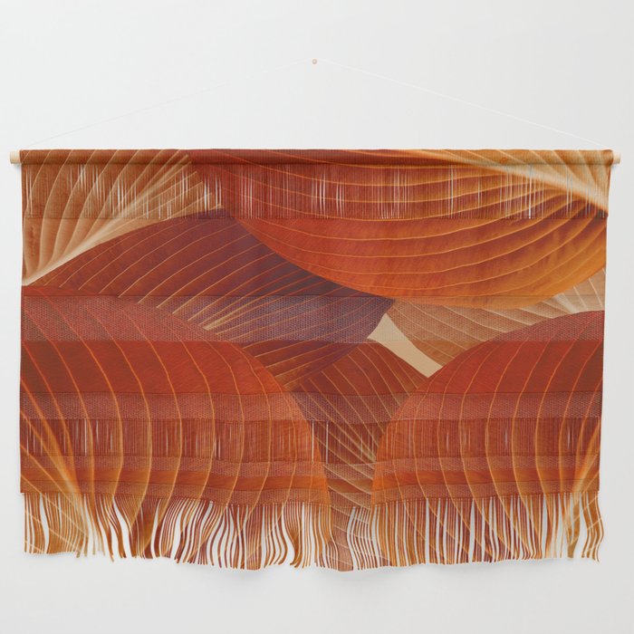 Leaves in Terracotta Color #decor #society6 #buyart Wall Hanging