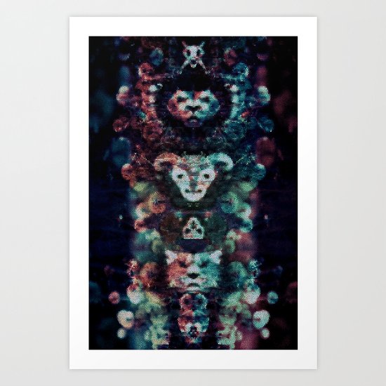 My personal daemons Art Print