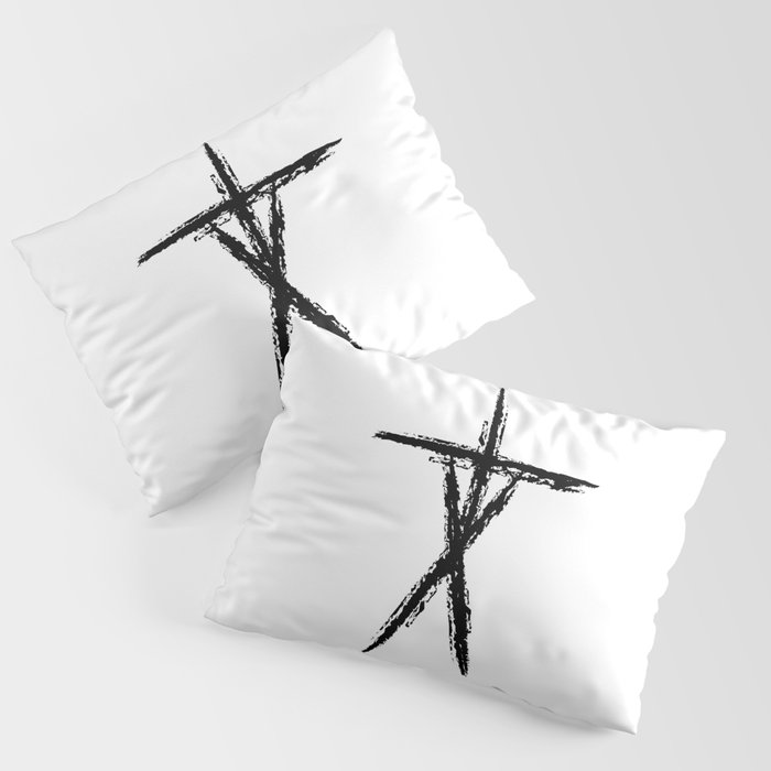 Blair Witch Stick Figure Pillow Sham