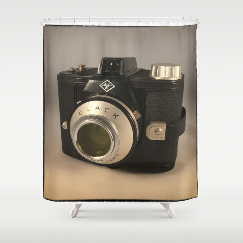 Digitaal isolatie Brengen Agfa Clack Shower Curtain by Rob Hawkins Photography | Society6
