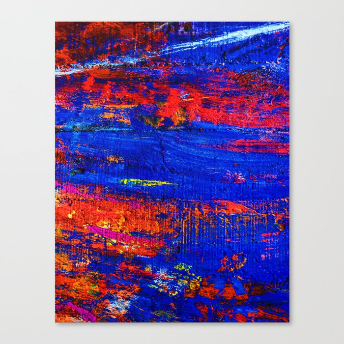 10 Abstract Epic Colored Moroccan Artwork Canvas Print By