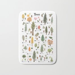 Trees of the Pacific Northwest Bath Mat