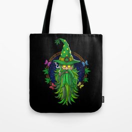 Weed Cannabis Wizard Tote Bag