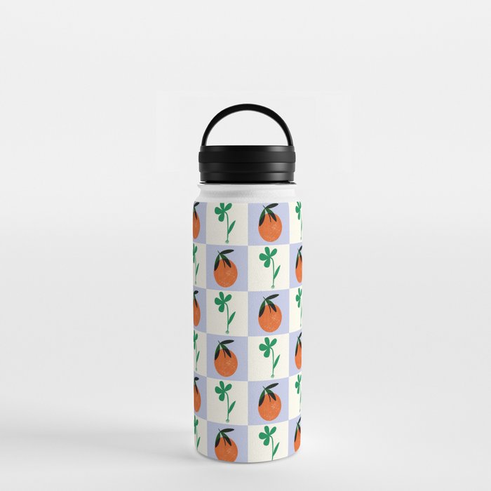 Playful Gingham Water Bottle