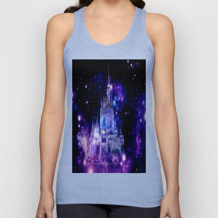 Celestial Palace : Purple Blue Enchanted Castle Tank Top