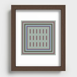 Pattern A Recessed Framed Print