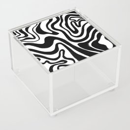 70s 60s Monochrome Swirl Acrylic Box