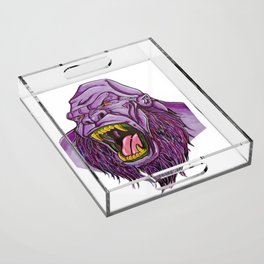 Purple Bigfoot/gorilla hybrid Acrylic Tray