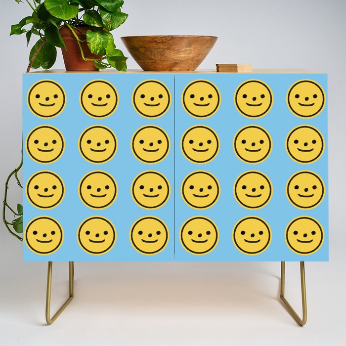 put on a happy face Credenza