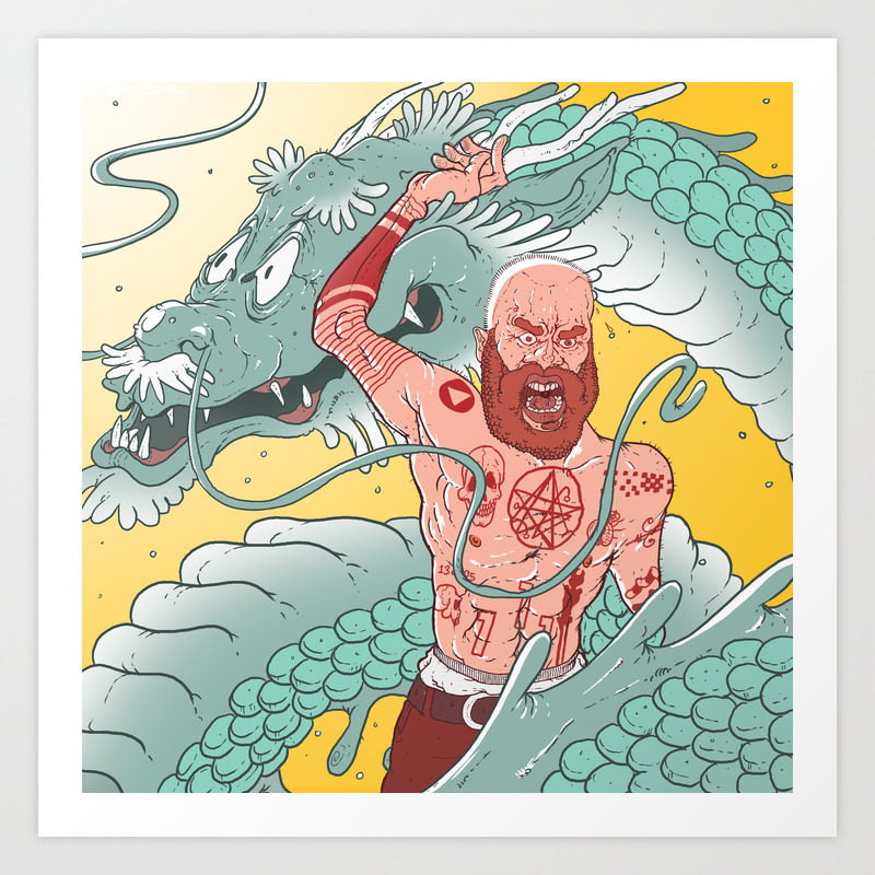 Death Grips Steroids Art Print By Matveimifsud Society6
