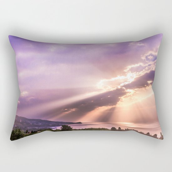 Sea sunrise Rectangular Pillow