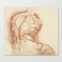 Man Muscle Canvas Print