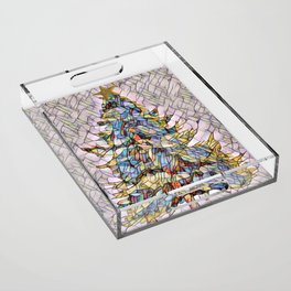 Christmas Tree Mosaic Acrylic Tray