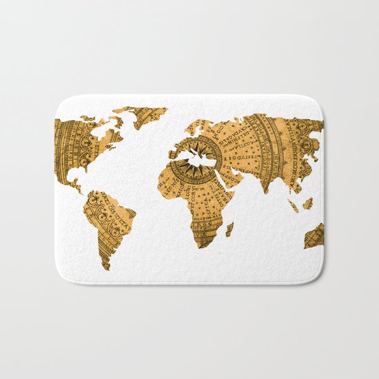 Antique Star Map IV Bath Mat